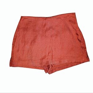 Express High Waist Terracotta Shorts